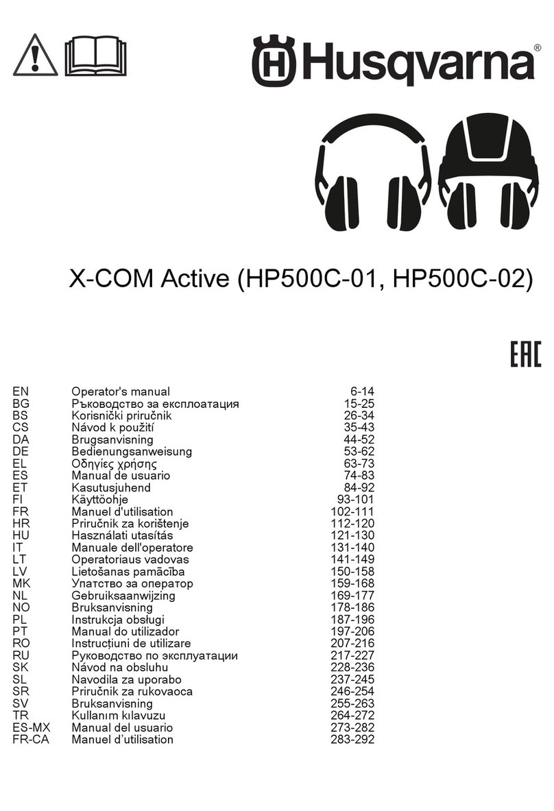 Husqvarna X-COM Active User manual Husqvarna X-COM Active User manual