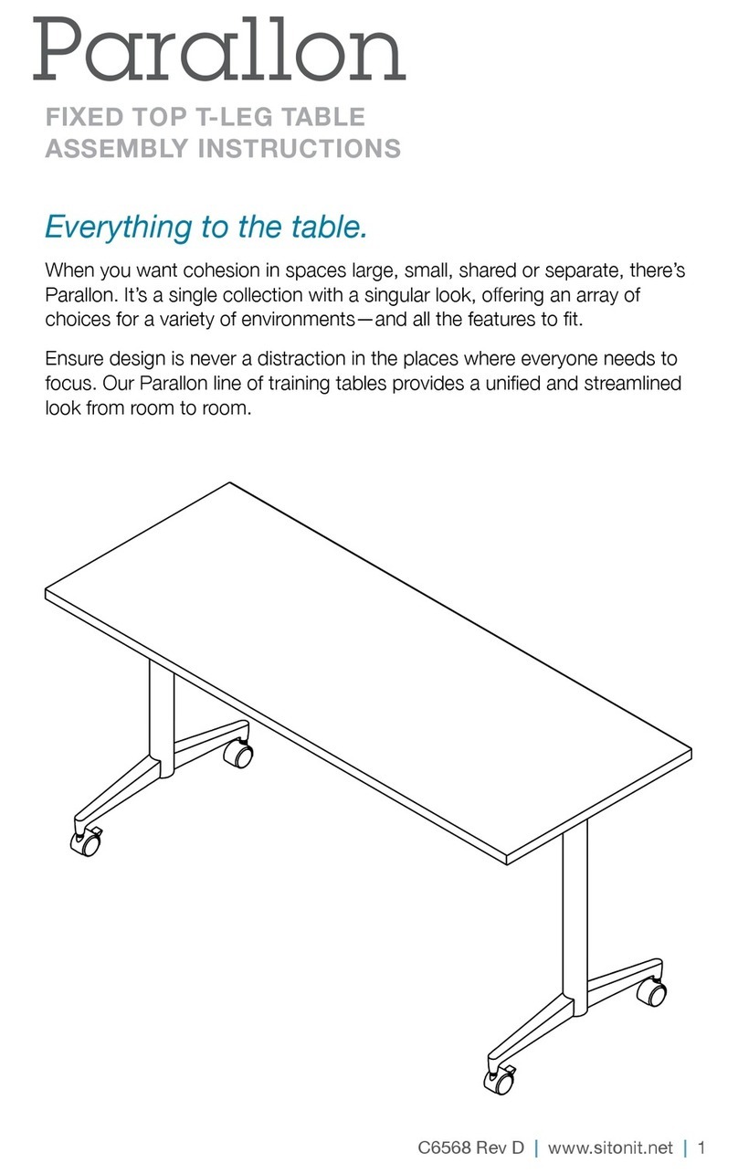 SitOnit Seating Parallon User manual