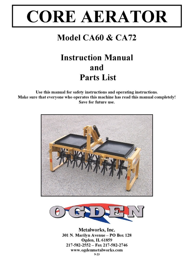 Ogden CA60 Instruction manual and parts list