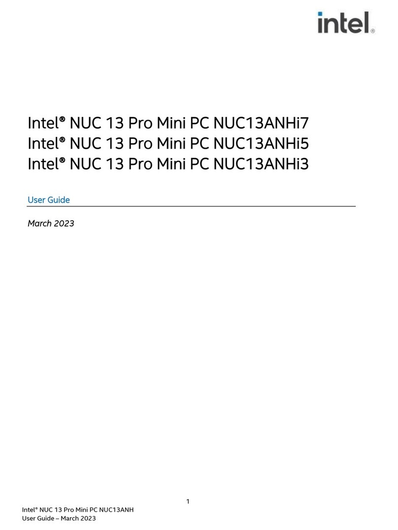 Intel NUC 13 Pro NUC13ANHi7 User manual