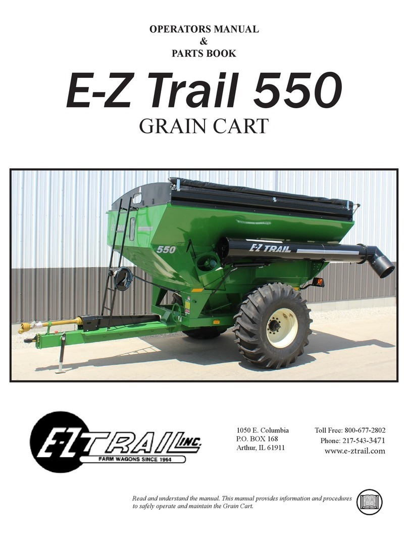 E-Z Trail 550 Operator's manual / parts book