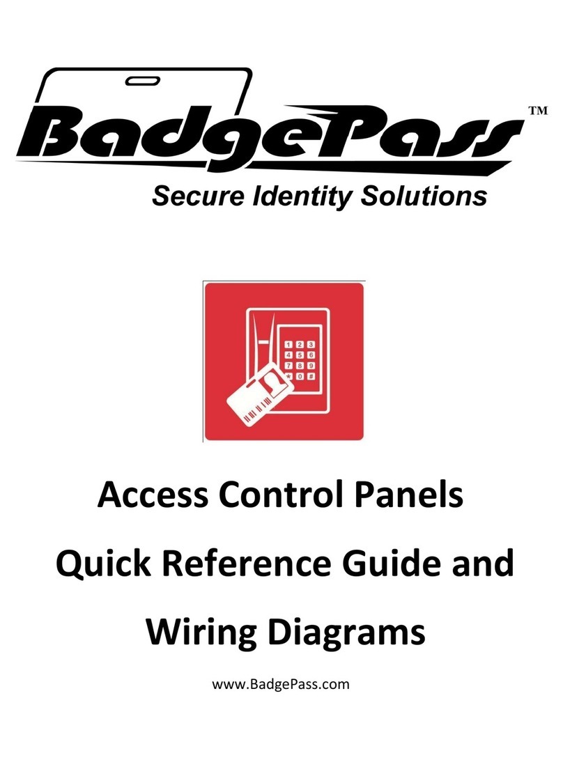 BadgePass BP 1501 User manual