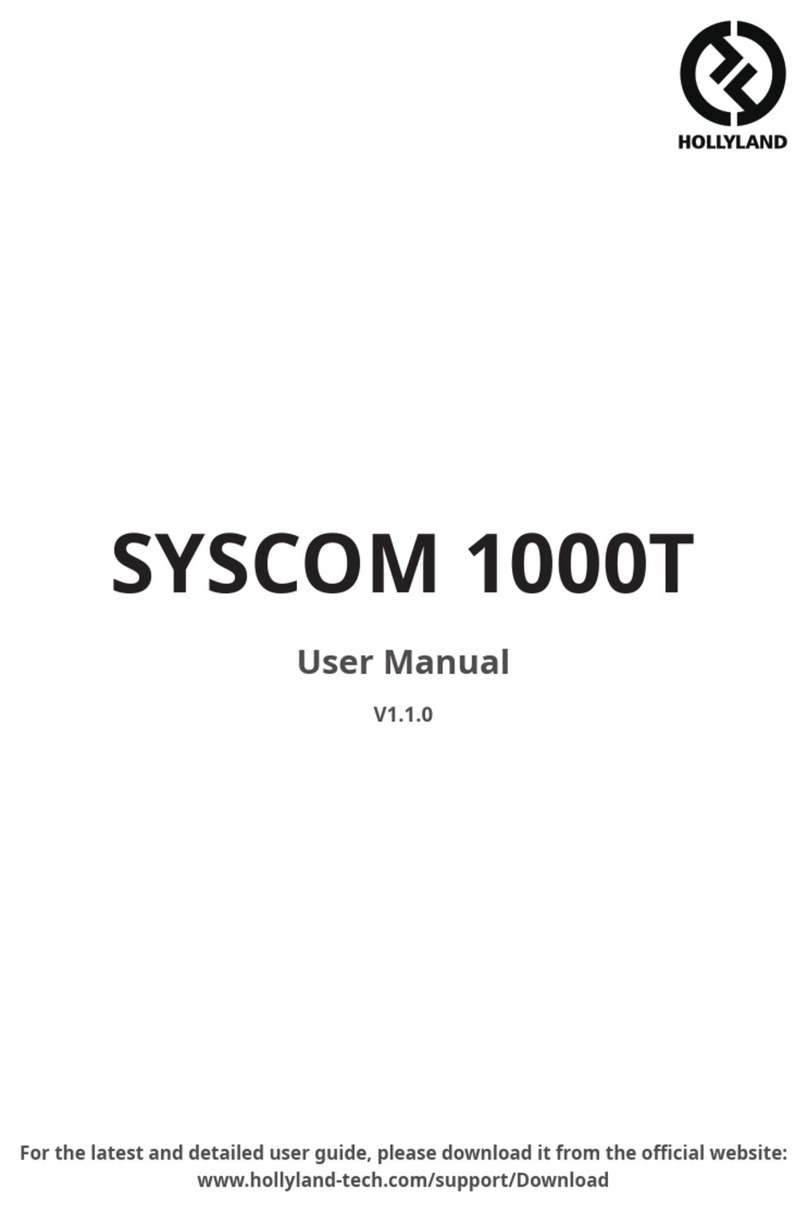 Hollyland Hollyview SYSCOM 1000T User manual