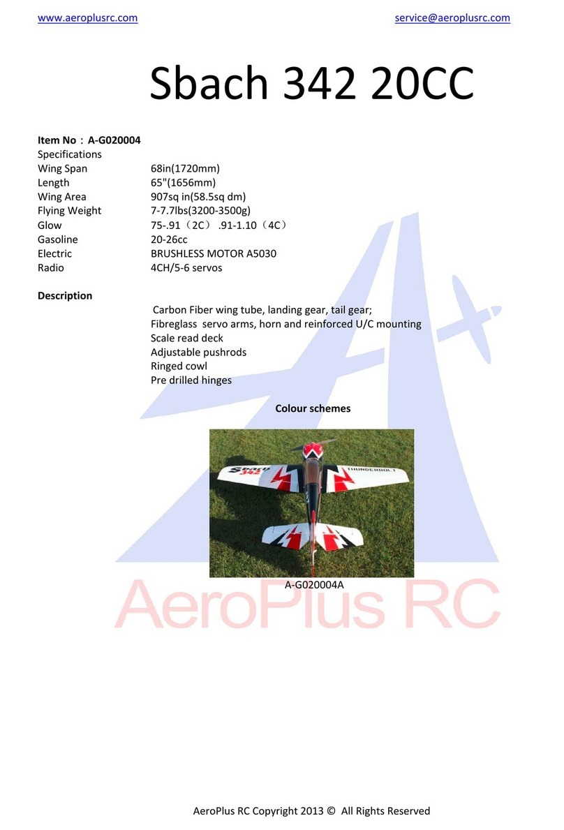 AeroPlus Sbach 342 20CC manual