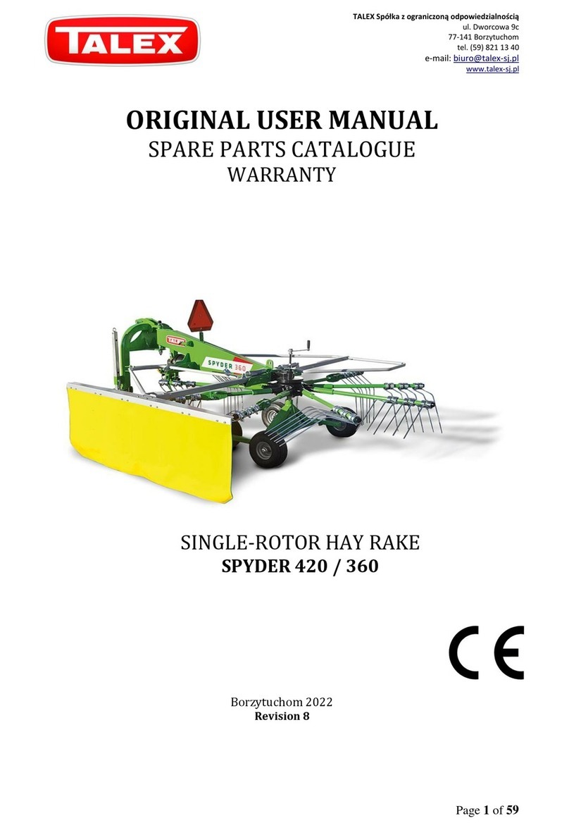 Talex SPYDER 420 Product information sheet
