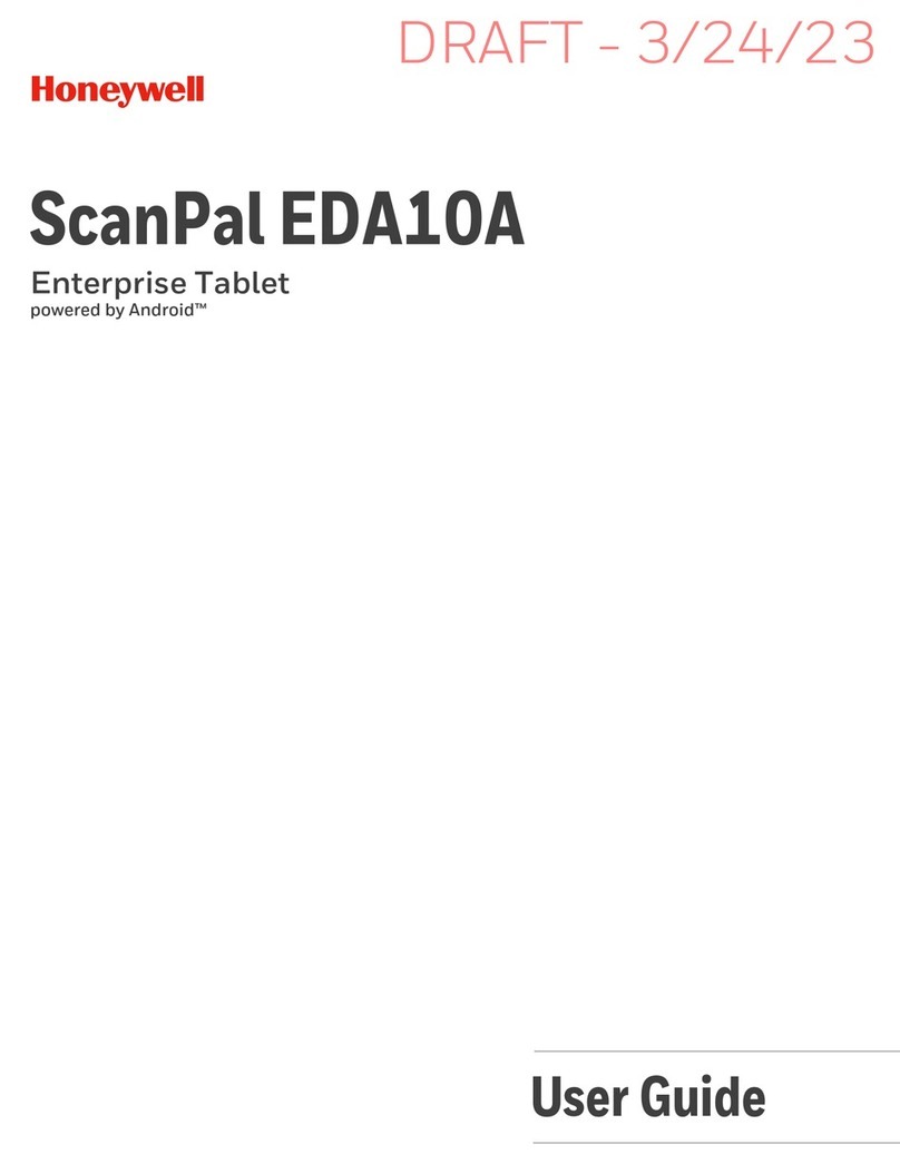 Honeywell ScanPal EDA10A User manual Honeywell ScanPal EDA10A User manual