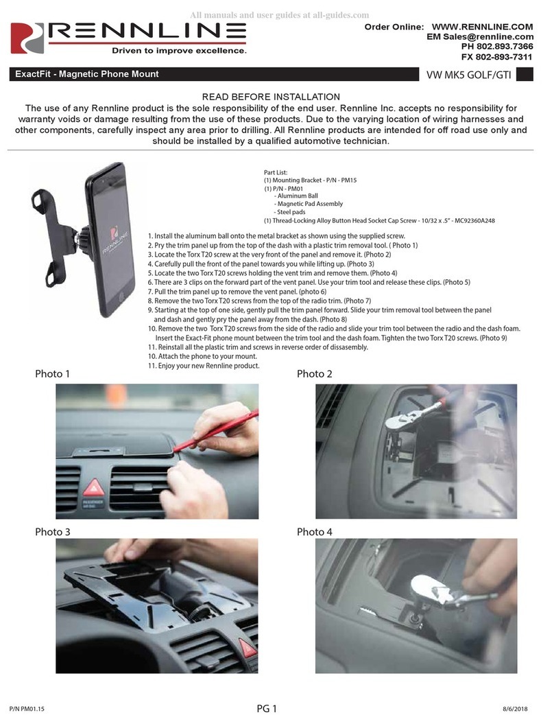 Rennline ExactFit manual