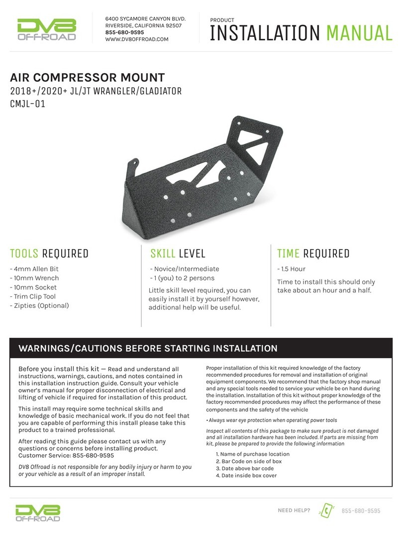 DV8 OFFROAD CMJL-01 User manual