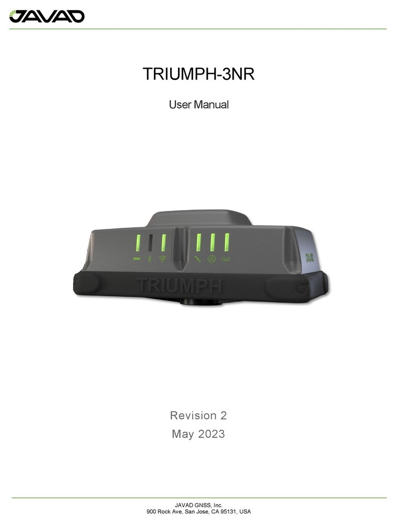 Javad TRIUMPH-3NR user manual