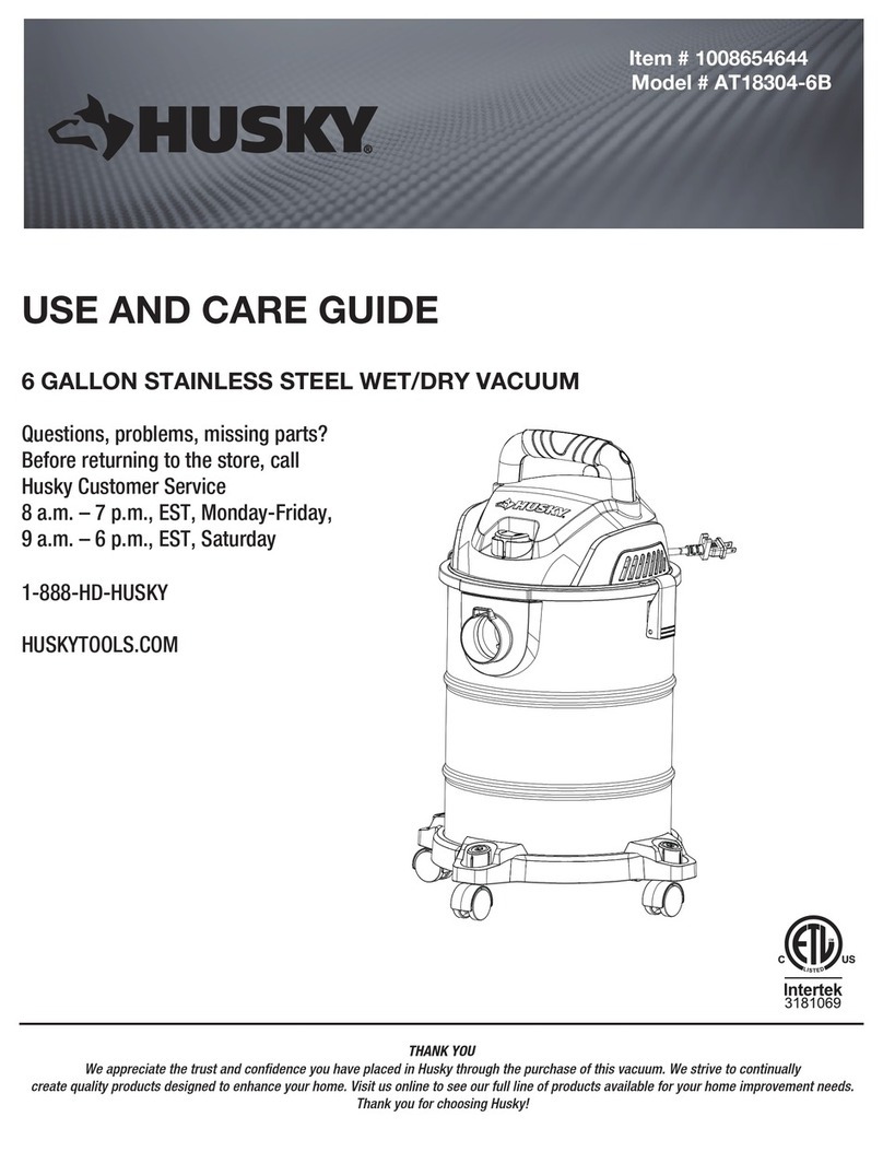 Husky AT18304-6B Use and care guide