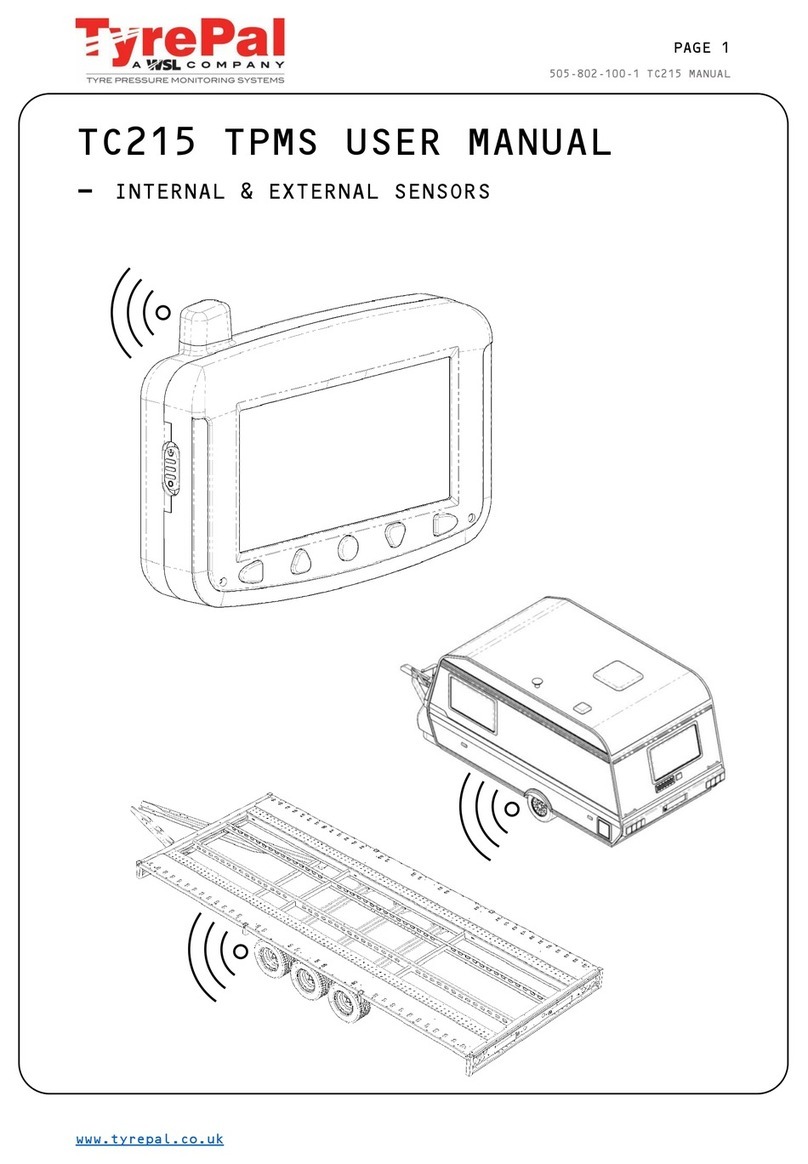 WSL TyrePal TC215 User manual