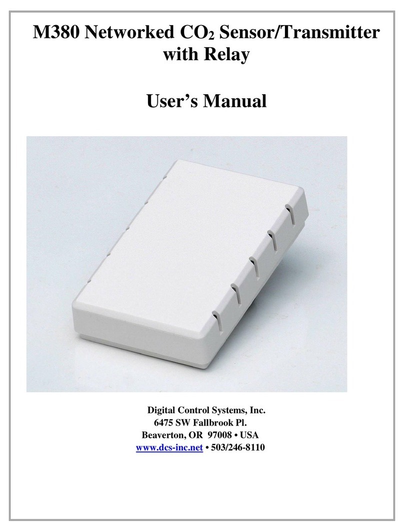 Digital Control Systems M380 User manual