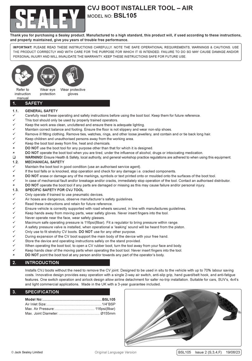 Sealey BSL105 User manual