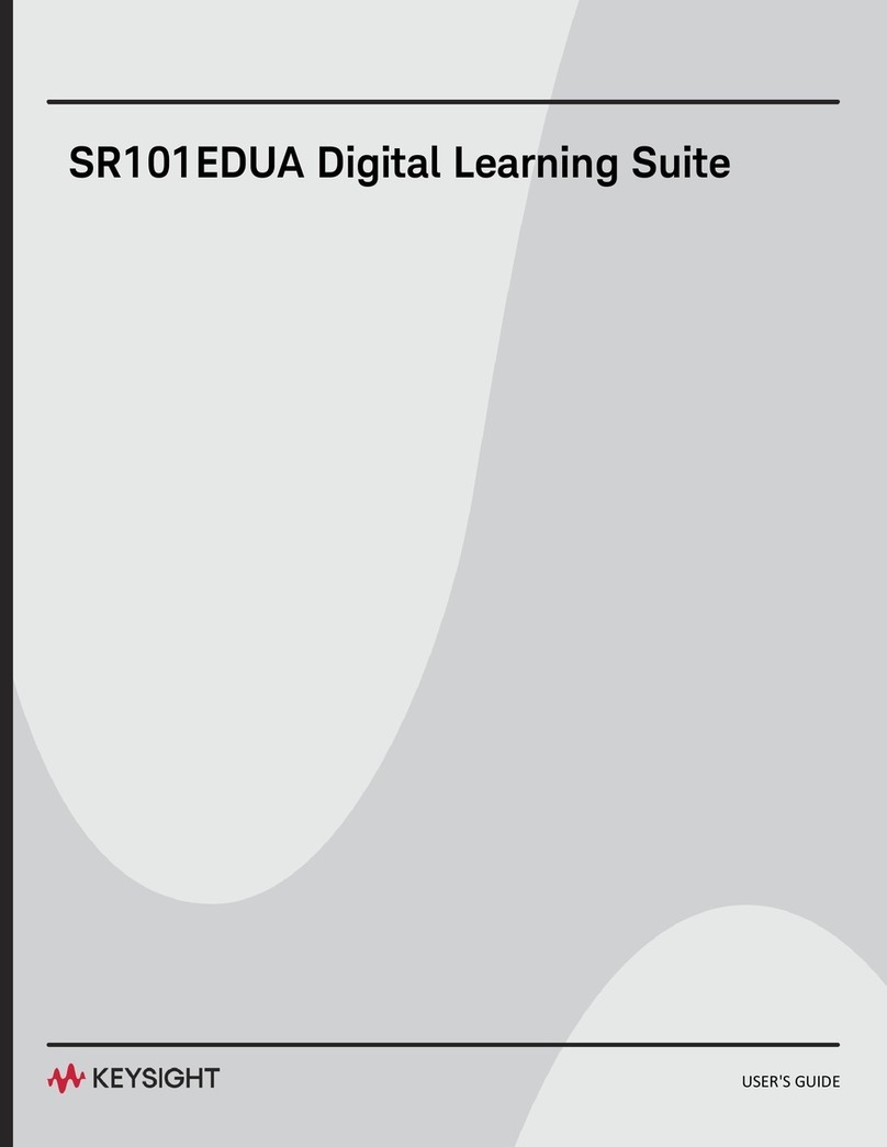 Keysight SR101EDUA User manual