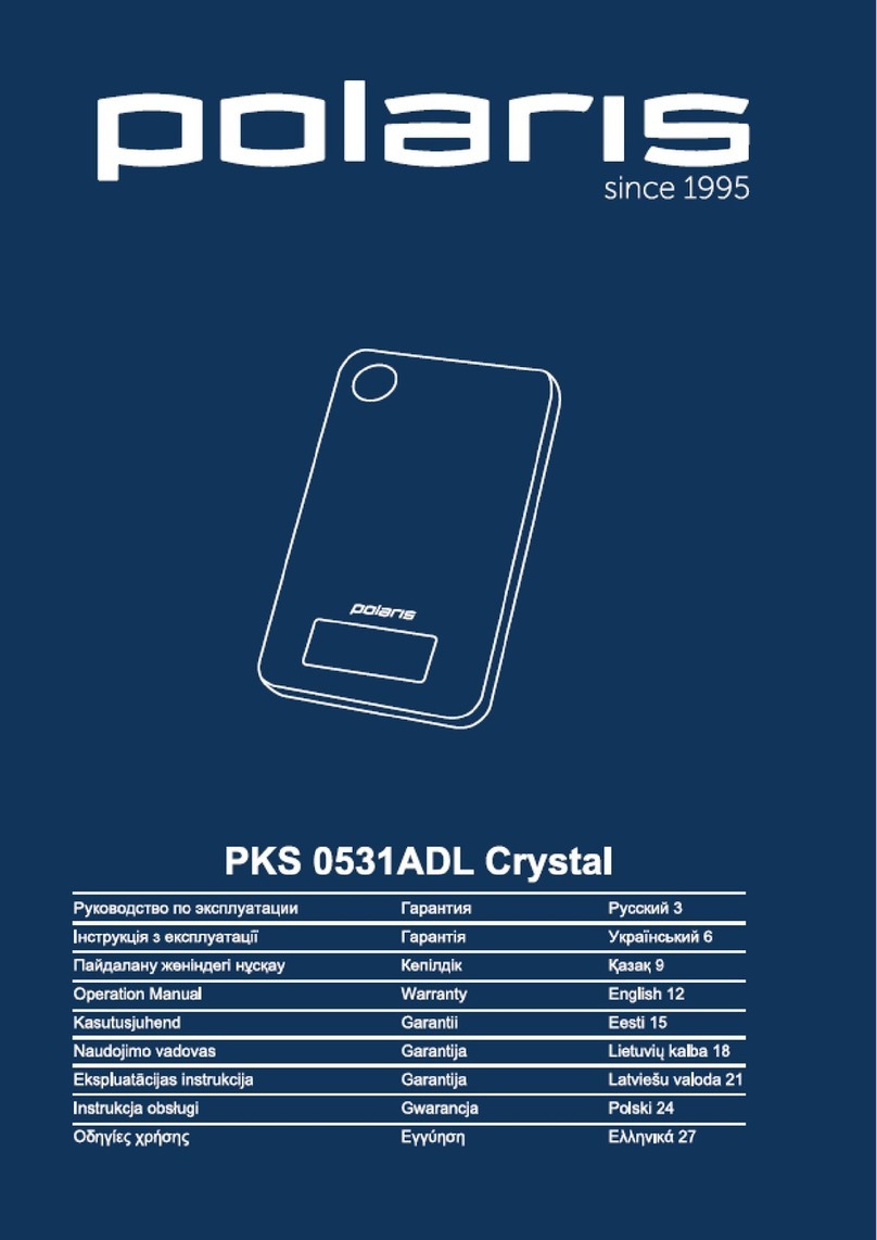 Polaris PKS 0531ADL Crystal Operation manual Polaris PKS 0531ADL Crystal Operation manual