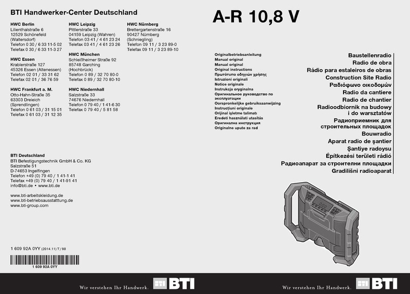 BTI A-R 10,8 V Original instructions