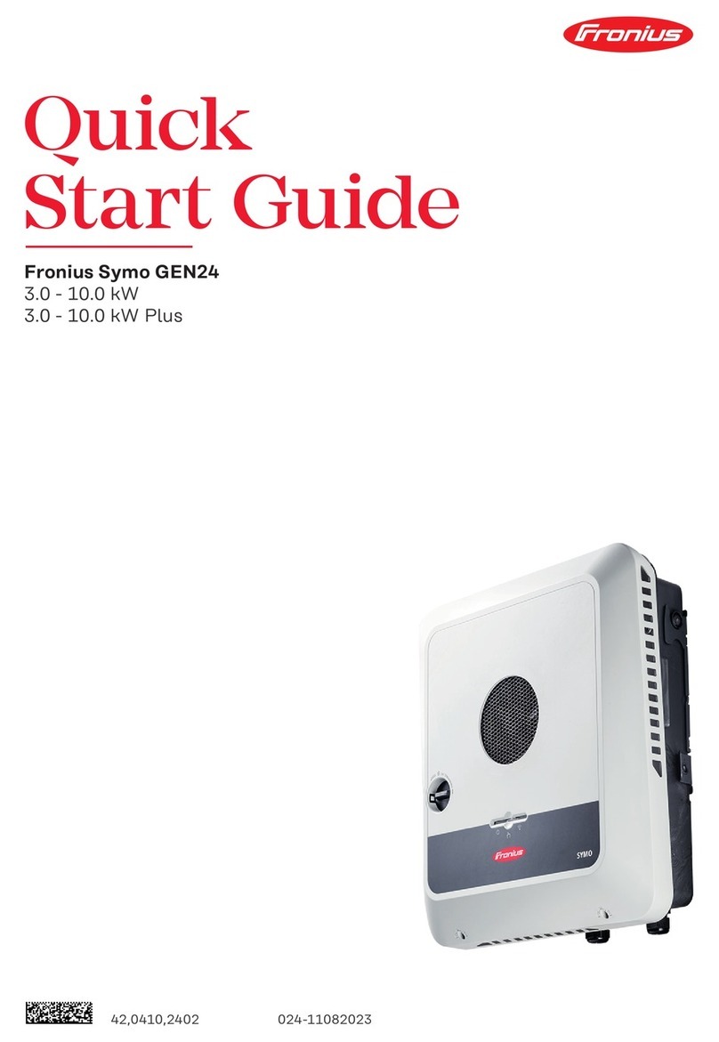FRO­NIUS Symo GEN24 User manual