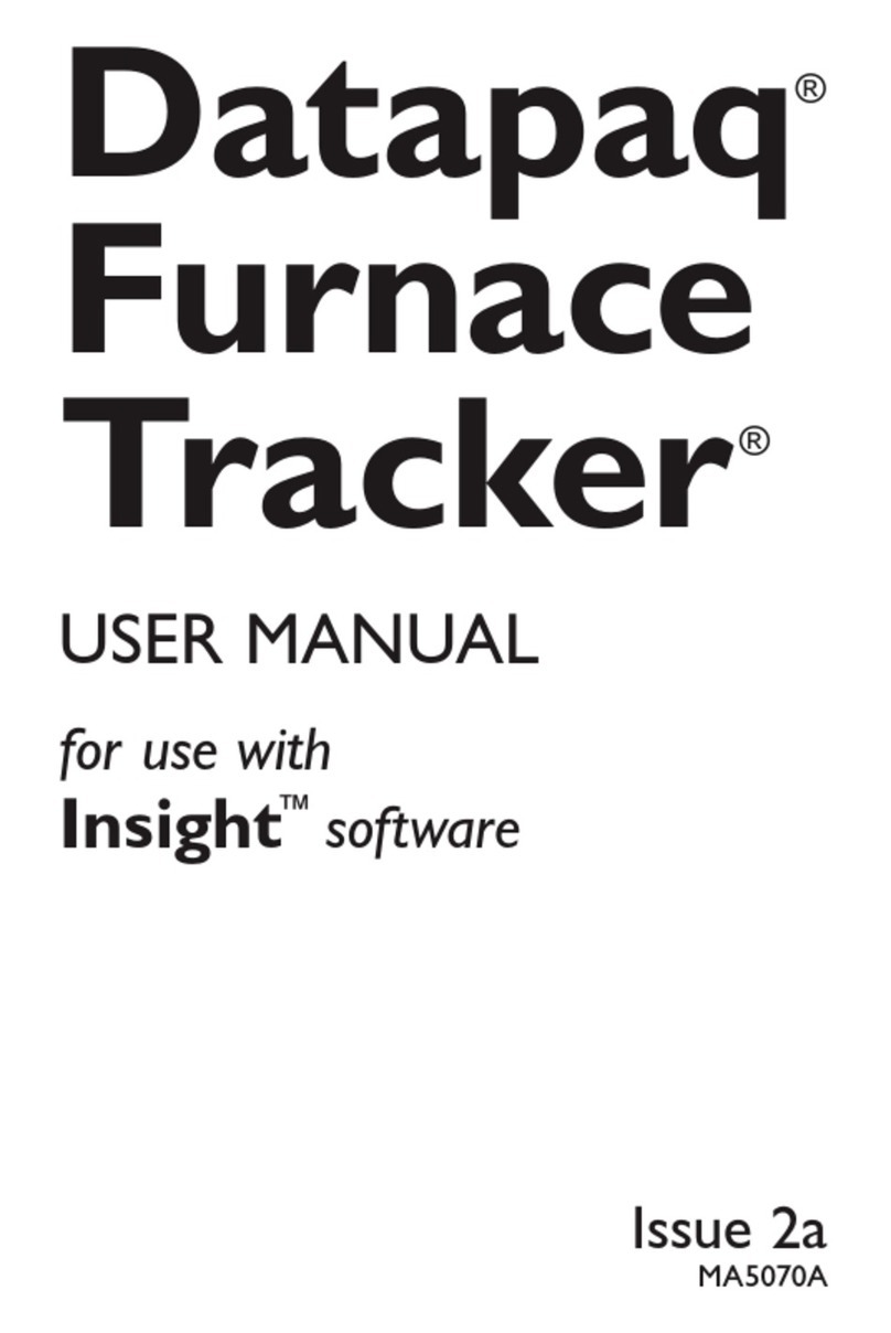 Fluke Datapaq Furnace Tracker User manual Fluke Datapaq Furnace Tracker User manual