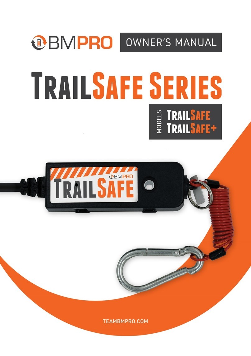 BM PRO TrailSafe Series User manual