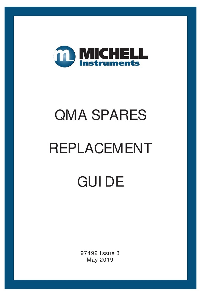 Michell Instruments QMA Series Parts list manual