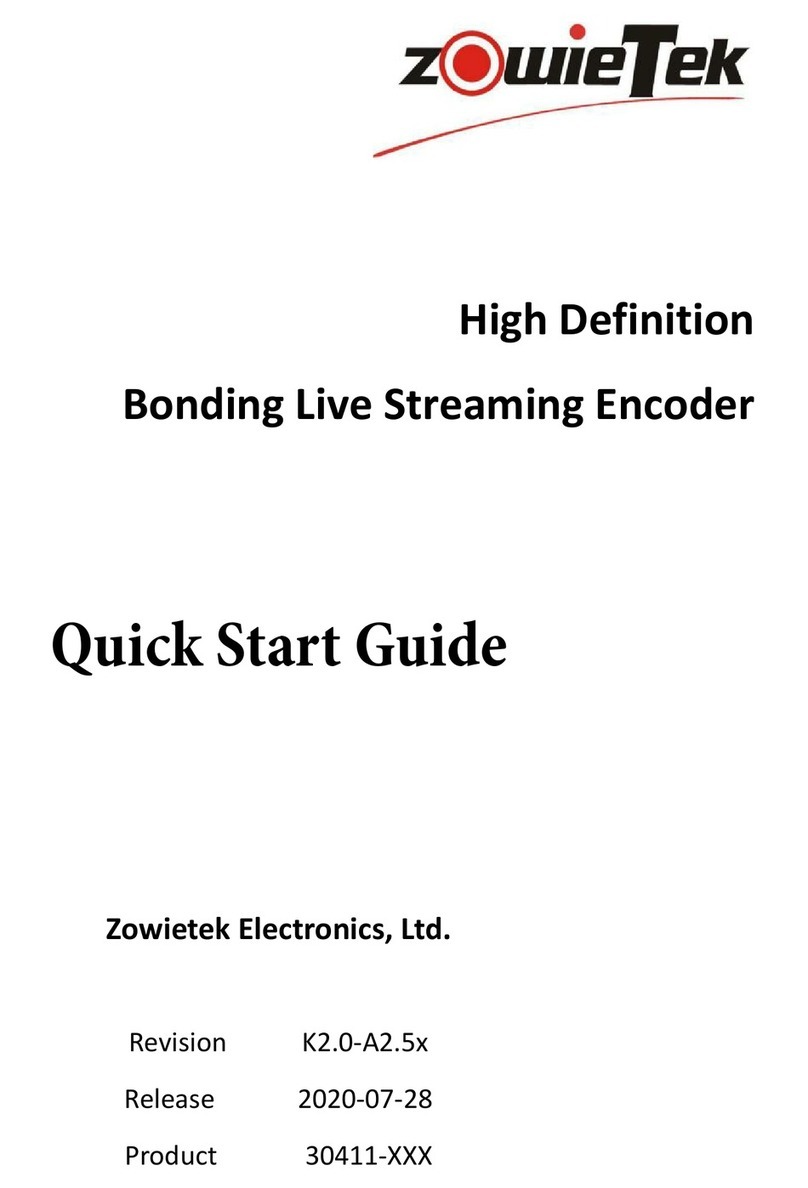 ZowieTek 30411 Series quick start guide