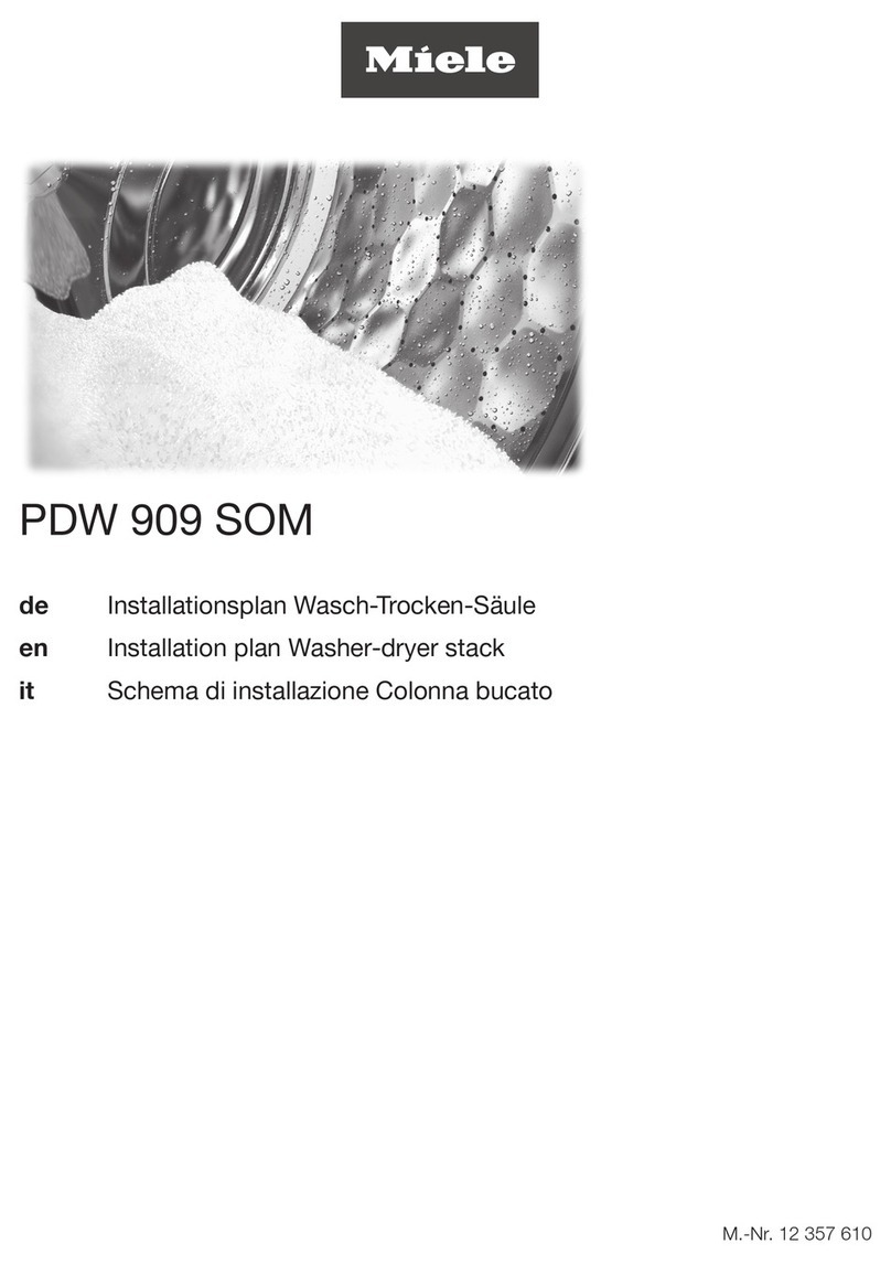Miele PDW 909 SOM User manual