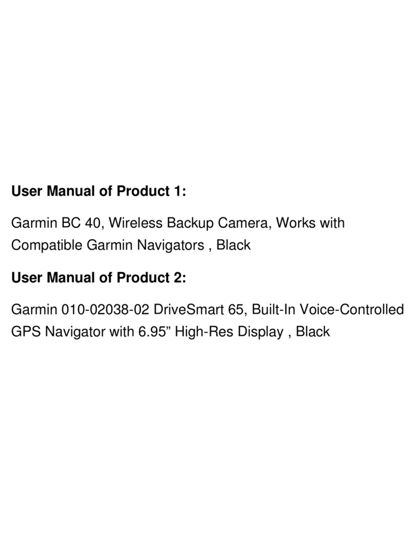 Garmin BC 40 owner's manual
