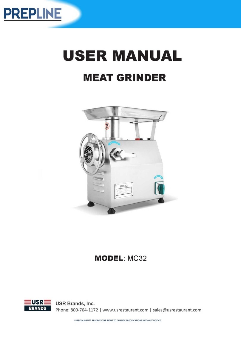 USR Brands PREPLINE MC32 user manual