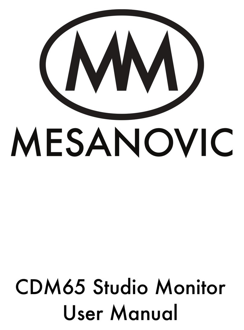 MESANOVIC CDM65 User manual
