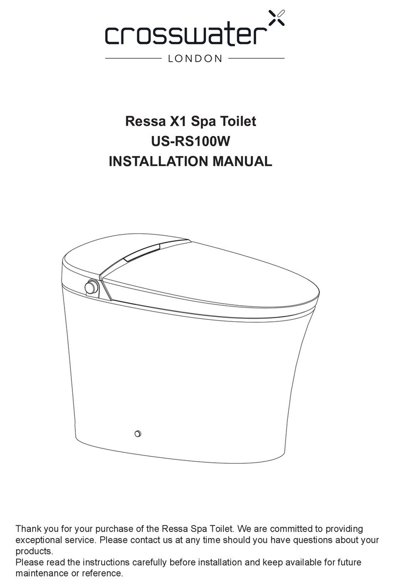 Crosswater Ressa X1 installation manual