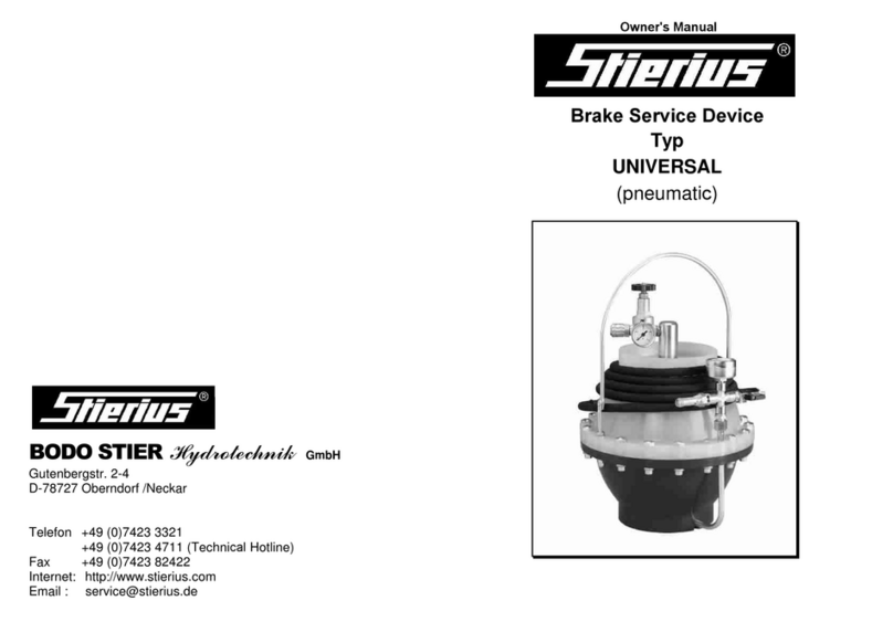 Stierius UNIVERSAL owner's manual