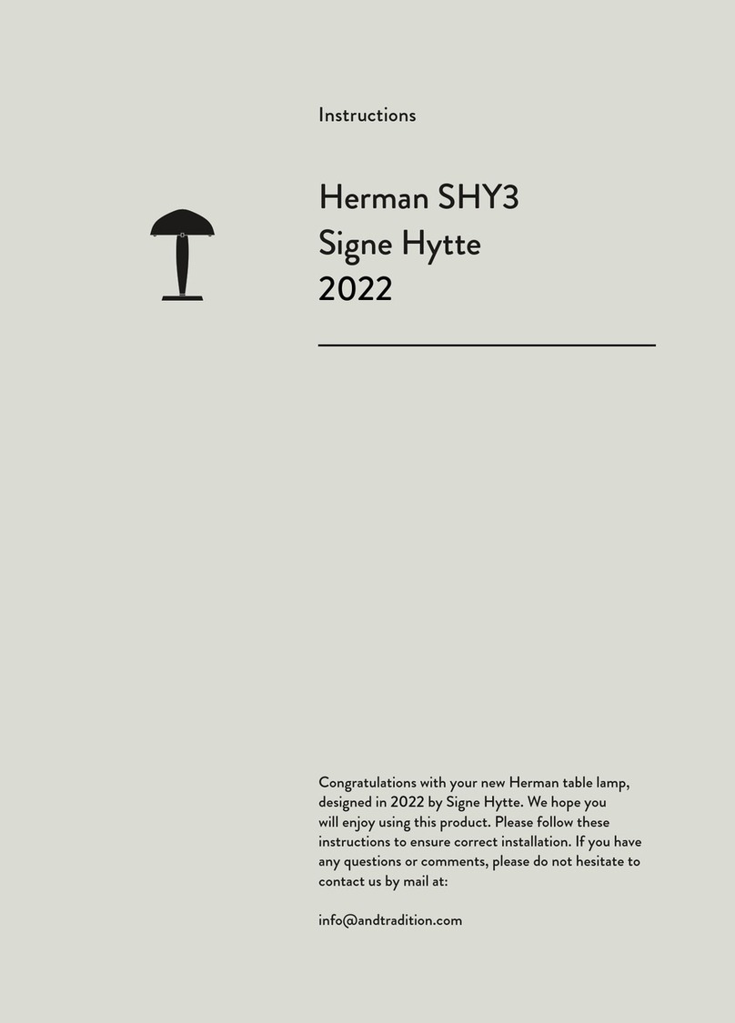 &Tradition Herman SHY3 User manual