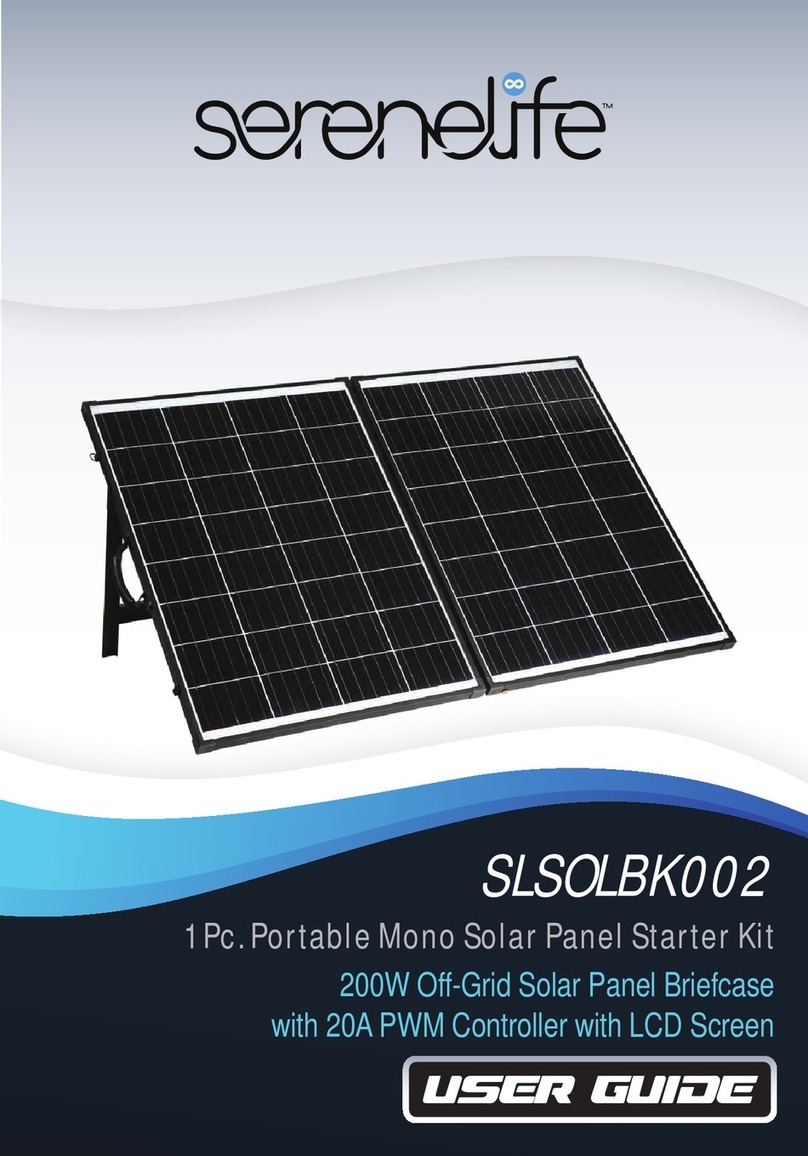 SereneLife SLSOLBK002 user guide