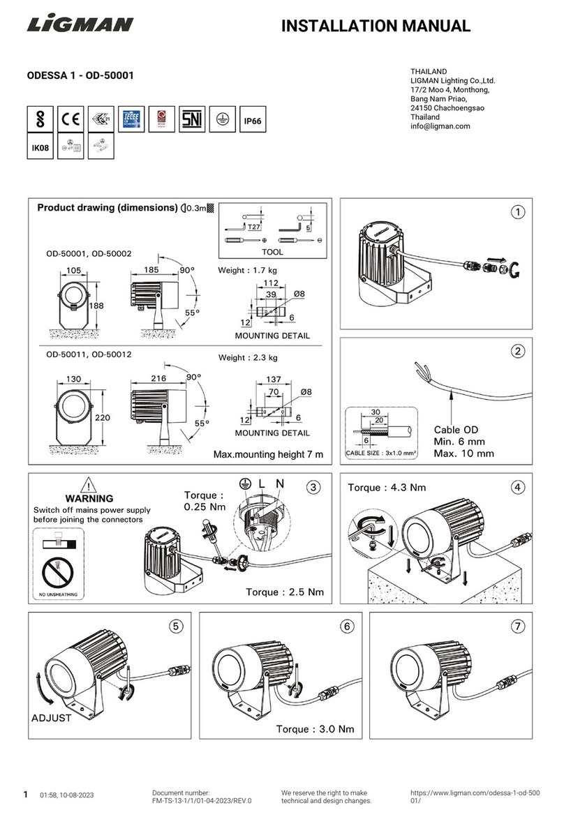 LIGMAN OD-50002 User manual