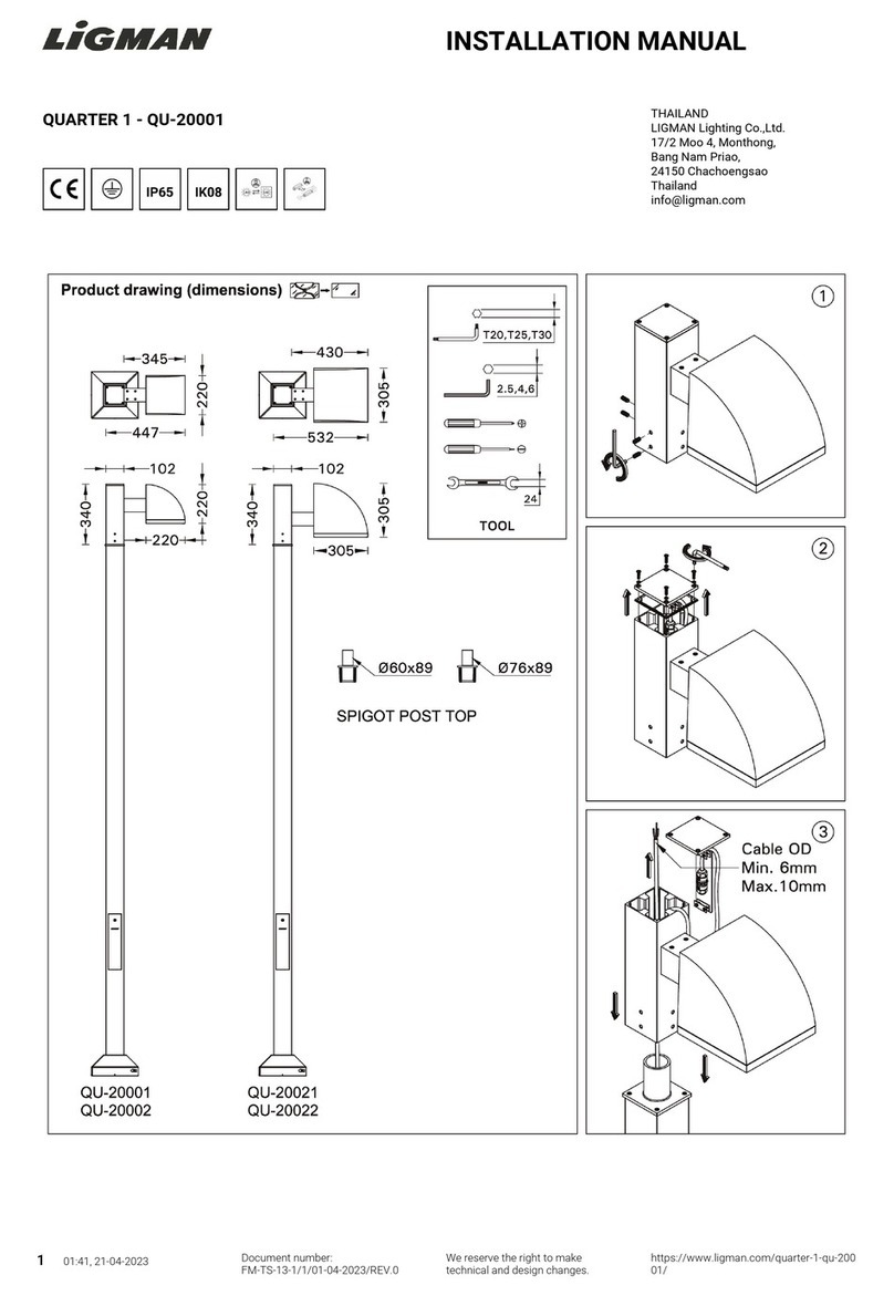 LIGMAN QU-20001 User manual