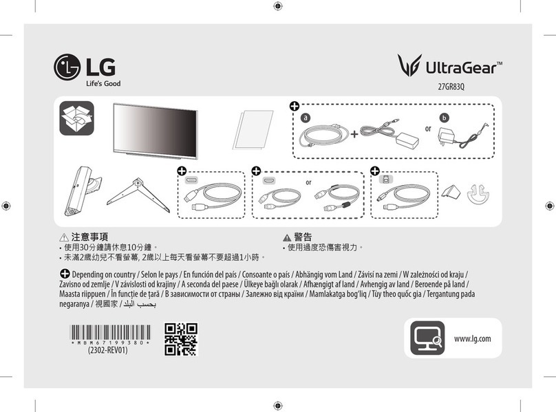 LG UltraGear 27GR83Q User manual