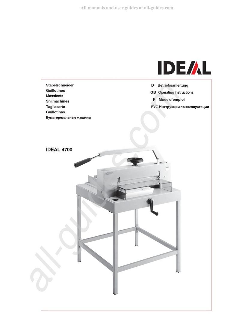 IDEAL 4700 User manual