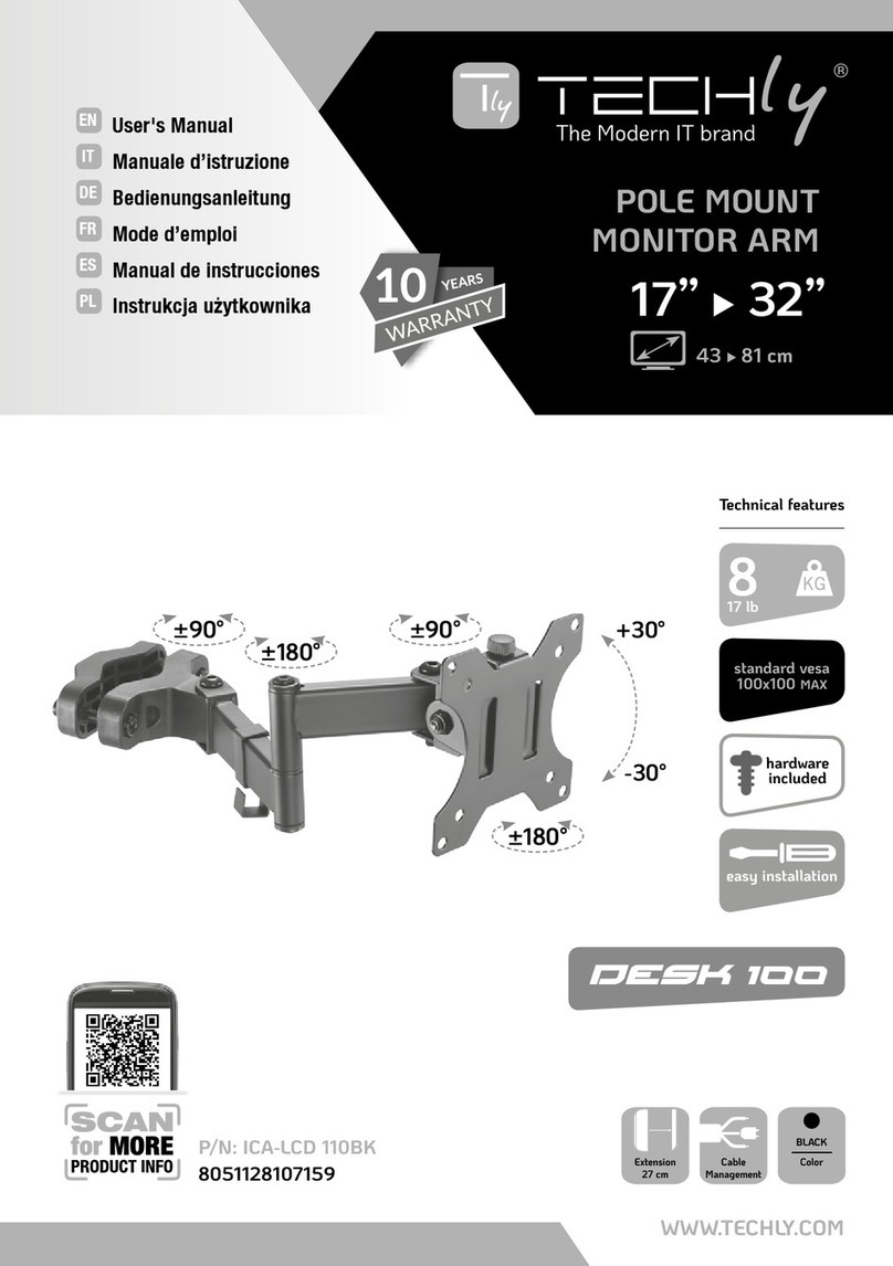 Techly ICA-LCD 110BK user manual