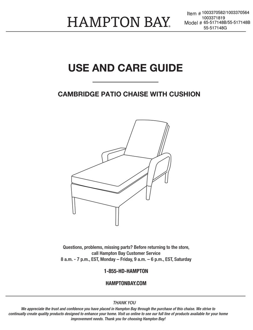 HAMPTON BAY CAMBRIDGE 65-517148B User manual HAMPTON BAY CAMBRIDGE 65-517148B User manual