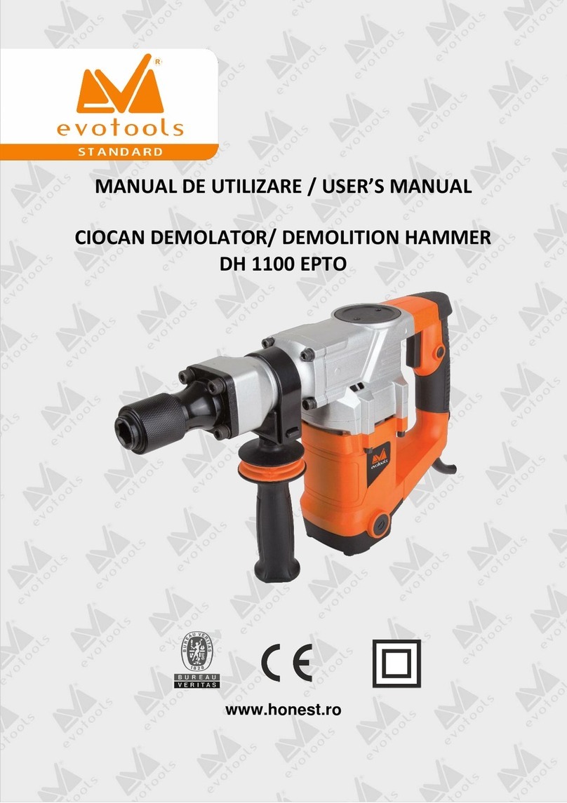 Evotools DH 1100 EPTO user manual