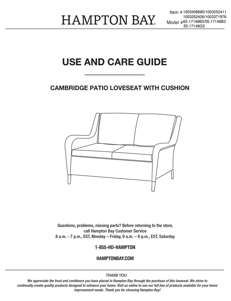HAMPTON BAY CAMBRIDGE 65-17148B3 User manual