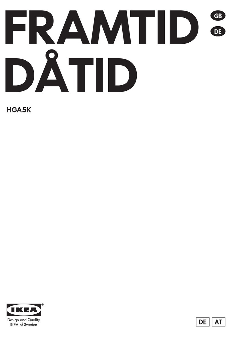 IKEA FRAMTID DATID HGA5K User manual