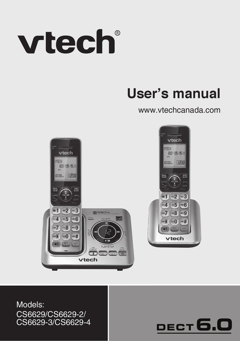 V-tech CS6629-2 User manual
