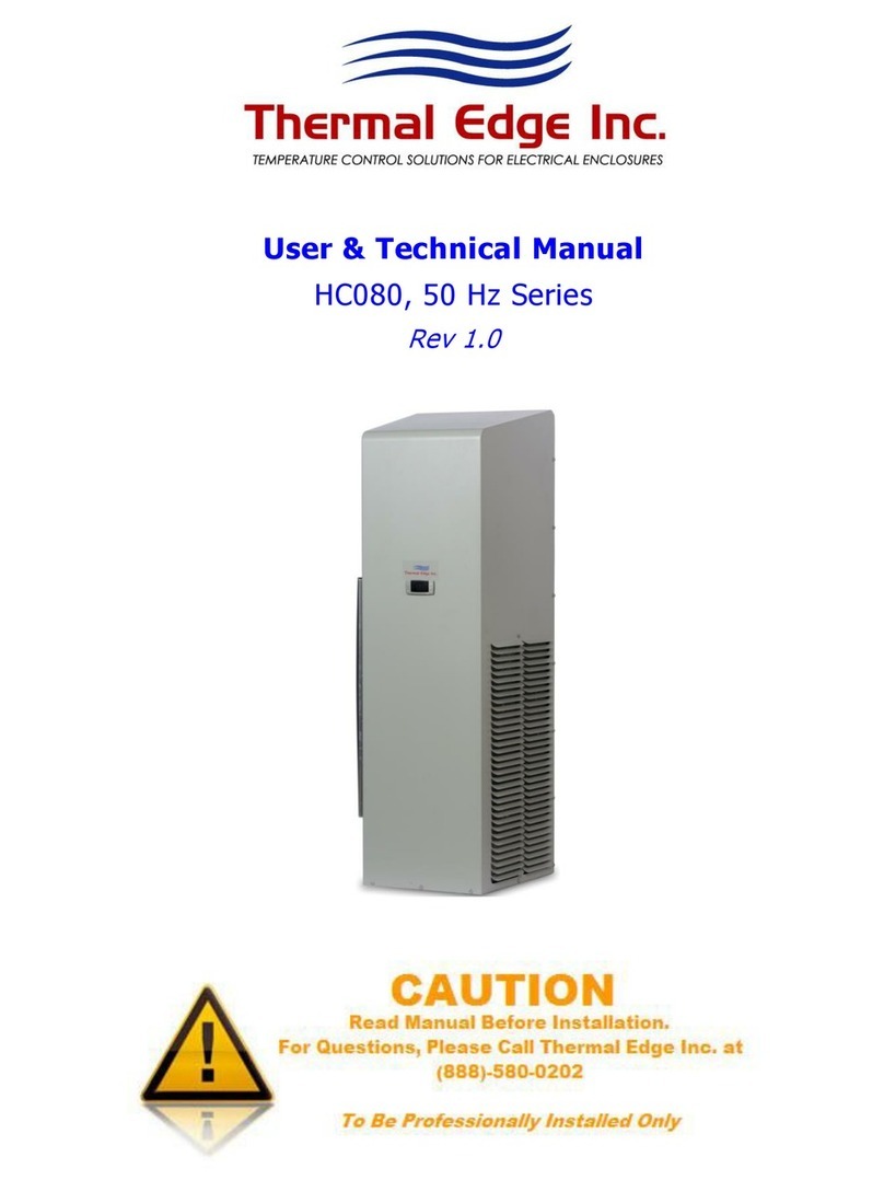 Thermal Edge HC080485 User manual