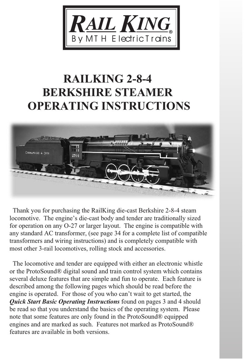 Rail King Berkshire 2-8-4 User manual