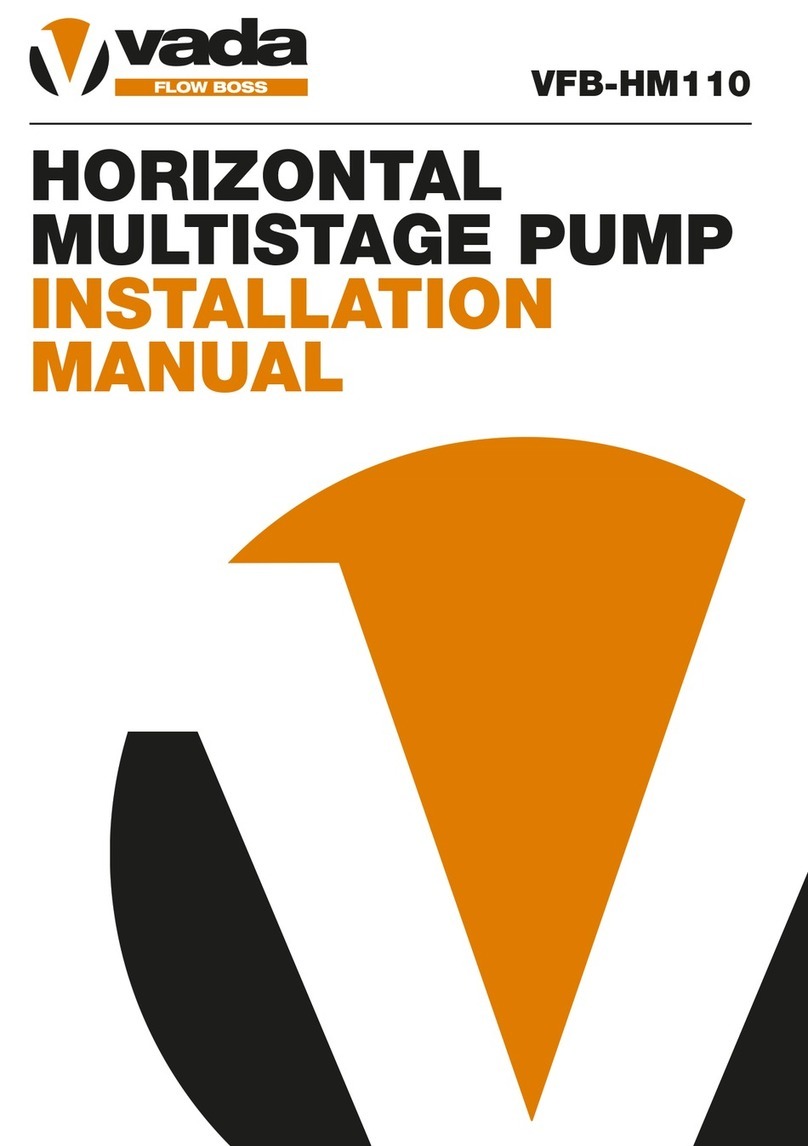 VADA VFB-HM110 installation manual