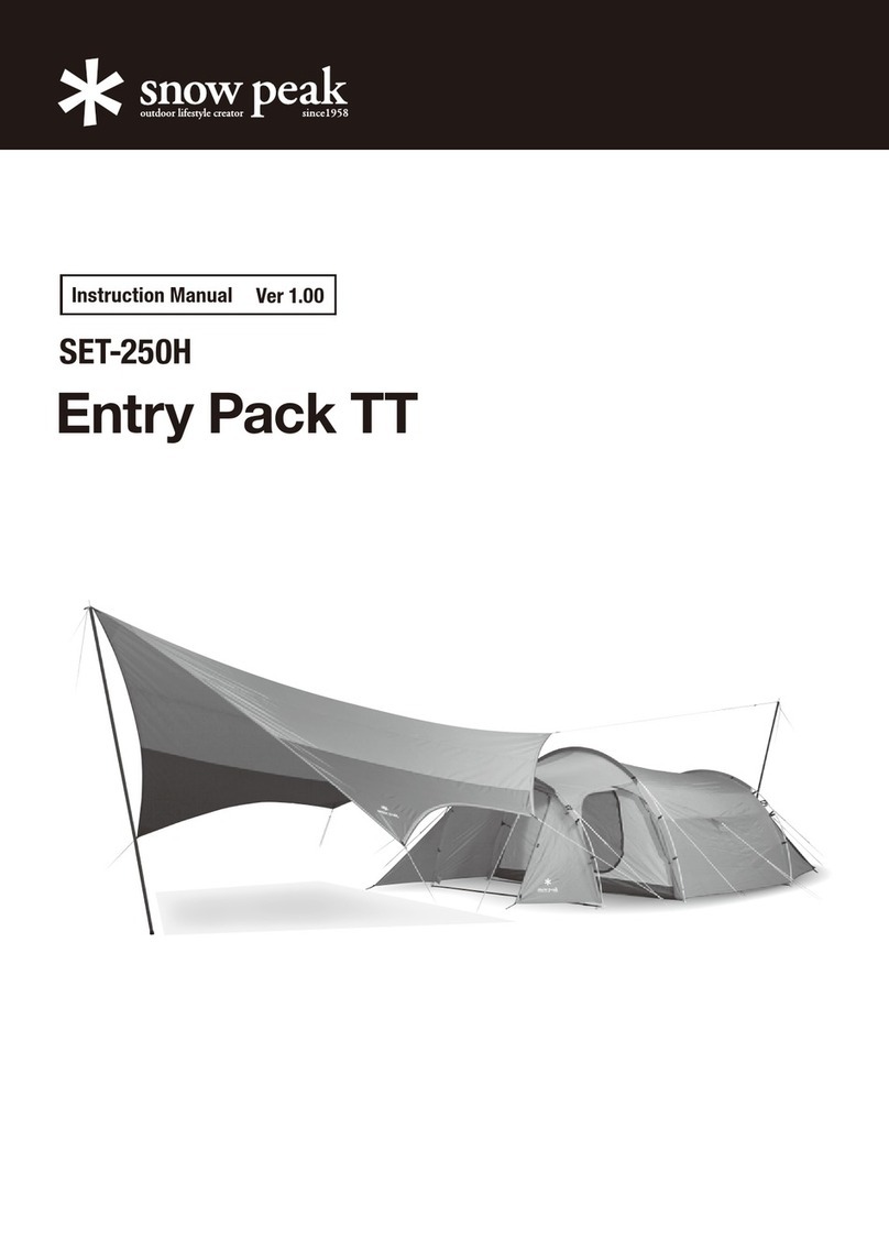Snow Peak Entry Pack TT instruction manual