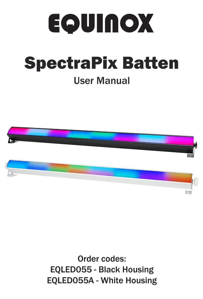Equinox Systems SpectraPix Batten EQLED055 user manual