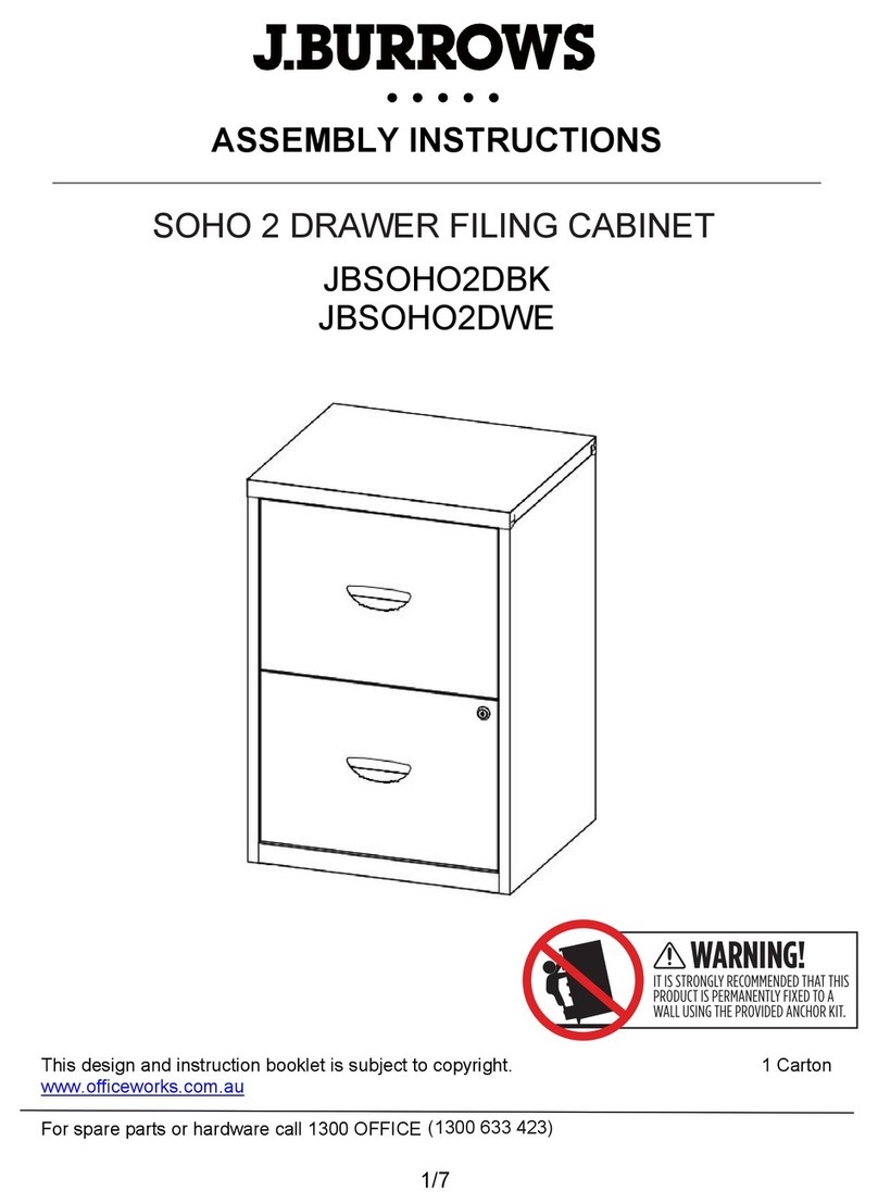 J.Burrows SOHO JBSOHO2DBK User manual
