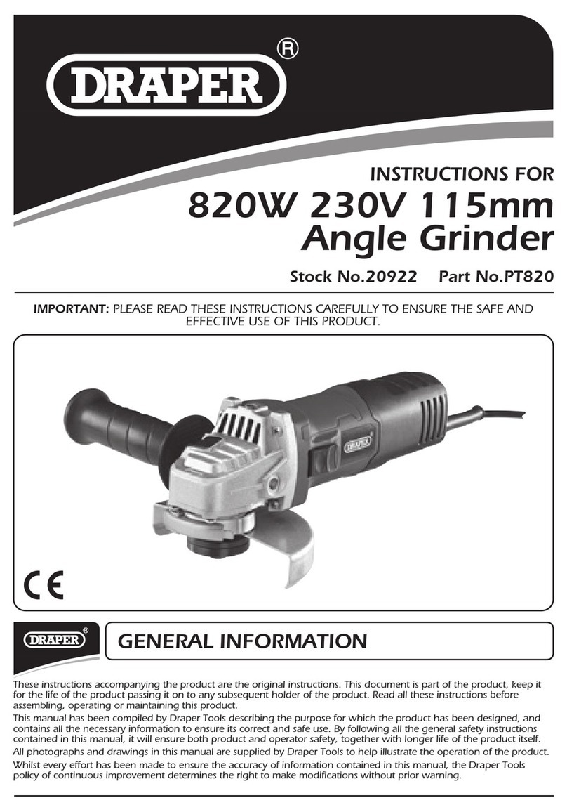 Draper PT820 User manual Draper PT820 User manual